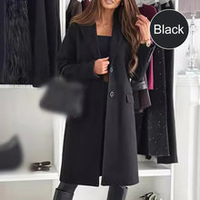 Load image into Gallery viewer, Women’s Elegant Tailored Long Coat