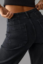 Load image into Gallery viewer, 👖Tummy Control Cropped Wide-Leg Jeans