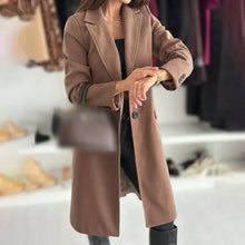 Load image into Gallery viewer, Women’s Elegant Tailored Long Coat