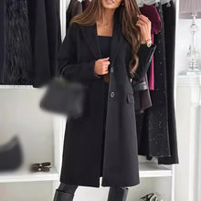 Load image into Gallery viewer, Women’s Elegant Tailored Long Coat
