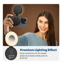 Load image into Gallery viewer, Magnetic phone holder with fill light photography