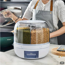 Load image into Gallery viewer, 360° ROTATING RICE, GRAIN DISPENSER FOR KITCHEN STORAGE