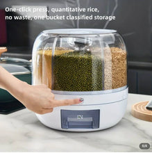Load image into Gallery viewer, 360° ROTATING RICE, GRAIN DISPENSER FOR KITCHEN STORAGE