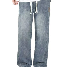 Load image into Gallery viewer, Men's loose straight jeans