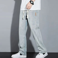 Load image into Gallery viewer, Men's loose straight jeans