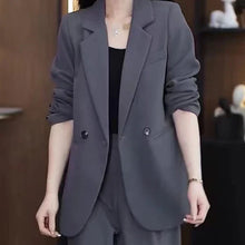 Load image into Gallery viewer, Women's Trendy Solid Color Two-Piece Outfits Blazer & Pants