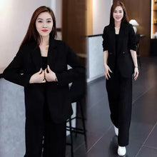 Load image into Gallery viewer, Women's Trendy Solid Color Two-Piece Outfits Blazer & Pants