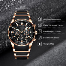 Load image into Gallery viewer, Men's Waterproof Multifunctional Quartz Watch ( Two Year Warranty)