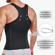Load image into Gallery viewer, Men's slimming vest with zipper