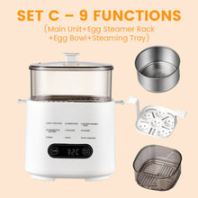 Load image into Gallery viewer, Mini Multi-Functional Egg Cooker Set with Smart Touch Panel