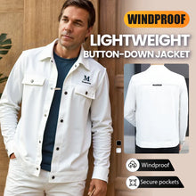 Load image into Gallery viewer, Men's Windproof Lightweight Button-Down Jacket