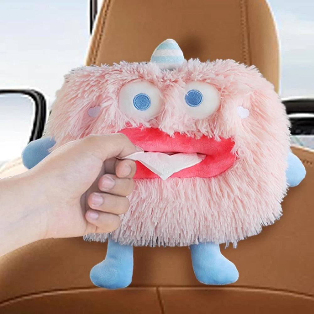 Plush Car Tissue Holder