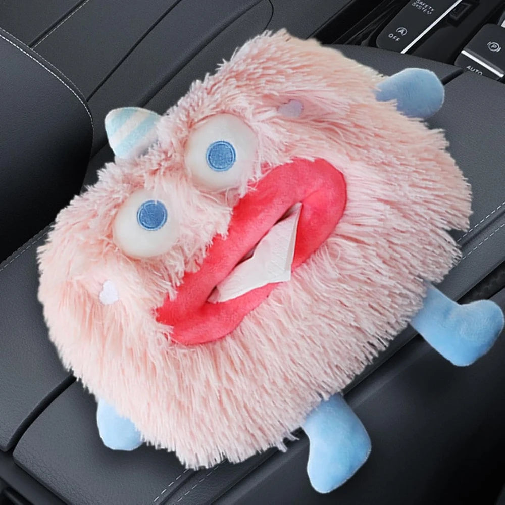 Plush Car Tissue Holder