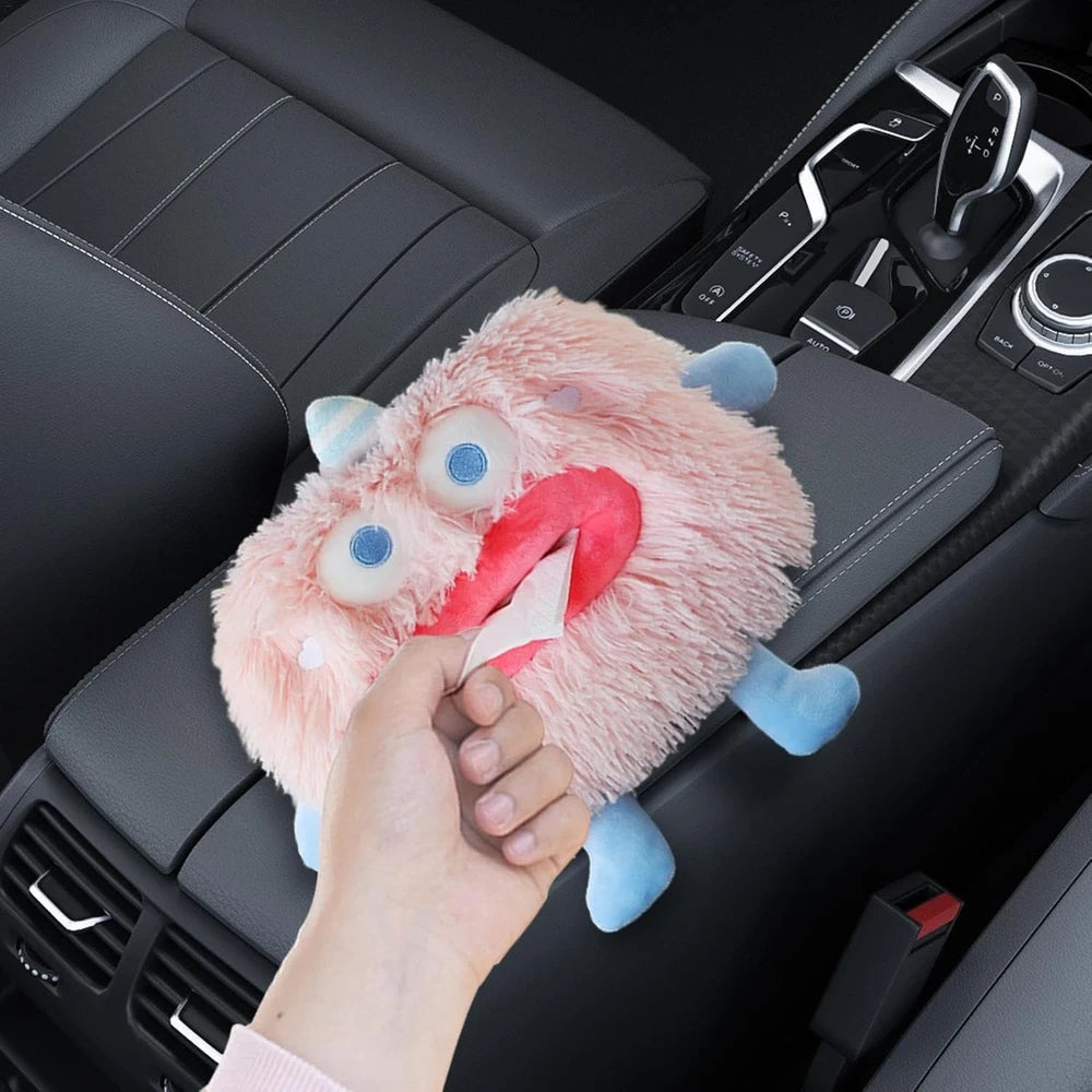 Plush Car Tissue Holder