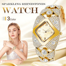 Load image into Gallery viewer, Retro Quartz Watch with Sparkling Rhinestones⌚
