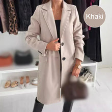 Load image into Gallery viewer, Women’s Elegant Tailored Long Coat
