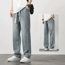 Load image into Gallery viewer, Men's loose straight jeans
