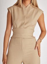Load image into Gallery viewer, Women's Sleeveless Wide-Leg Jumpsuit
