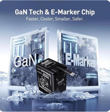Load image into Gallery viewer, W&amp;O 2-in-1 GaN Compatible with 120w Fast Charger
