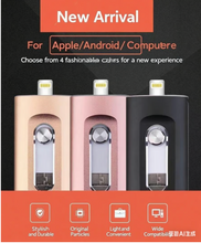 Load image into Gallery viewer, 3 in 1 Flash Drive, Portable High Speed USB 3.0 Memory Storage
