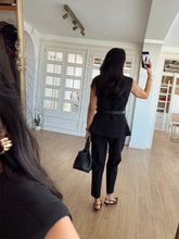 Load image into Gallery viewer, Dali Belted Flato Trouser Vest Suit
