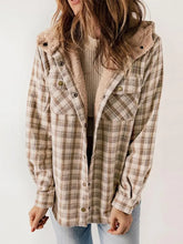 Load image into Gallery viewer, Cozy Plaid Fleece-Lined Jacket
