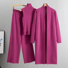 Load image into Gallery viewer, 3-Piece Set - Autumn Sleeveless Vest &amp; Cardigan &amp; Trousers
