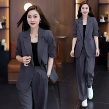 Load image into Gallery viewer, Women's Trendy Solid Color Two-Piece Outfits Blazer &amp; Pants
