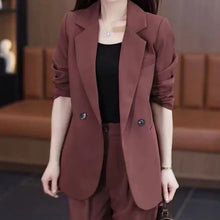 Load image into Gallery viewer, Women's Trendy Solid Color Two-Piece Outfits Blazer &amp; Pants
