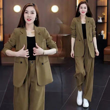 Load image into Gallery viewer, Women's Trendy Solid Color Two-Piece Outfits Blazer &amp; Pants
