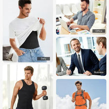 Load image into Gallery viewer, Men's slimming vest with zipper
