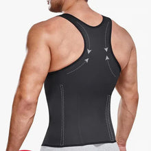 Load image into Gallery viewer, Men's slimming vest with zipper
