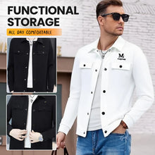 Load image into Gallery viewer, Men's Windproof Lightweight Button-Down Jacket
