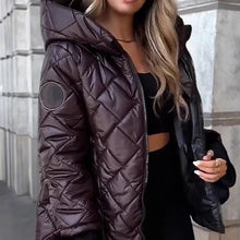 Load image into Gallery viewer, 🔥Warm and casual cotton hooded jacket for women
